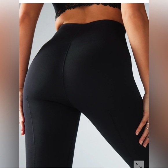 Savage X Fenty Hotline High Waisted Active Yoga Workout Black Legging Size 2X - Picture 10 of 12